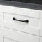 Gliderite Hardware 4-9/16 in. Center to Center Matte Black Classic Cabinet Pull - 4048-MB, 5PK 4048-MB-5 - alternate 4